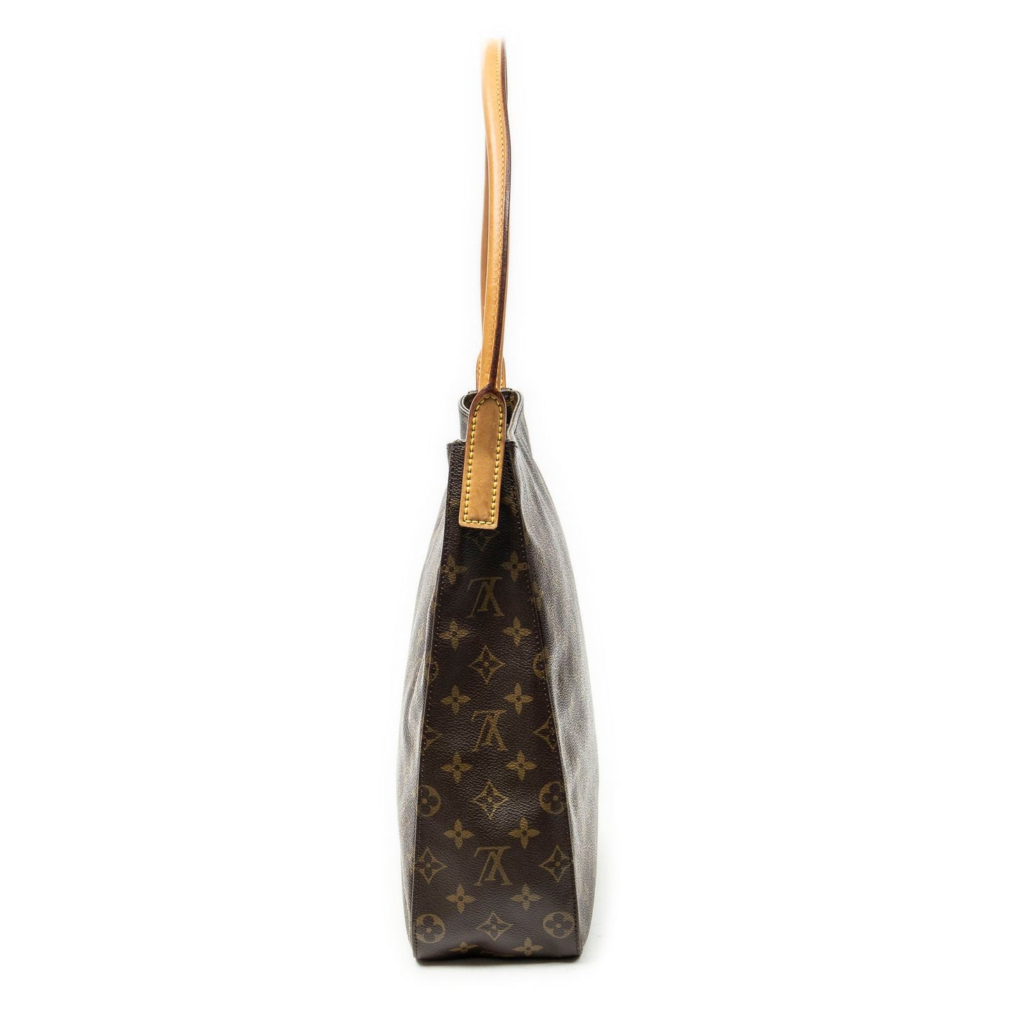 Louis Vuitton Looping Brown Monogram Canvas Shoulder Bag — view 3