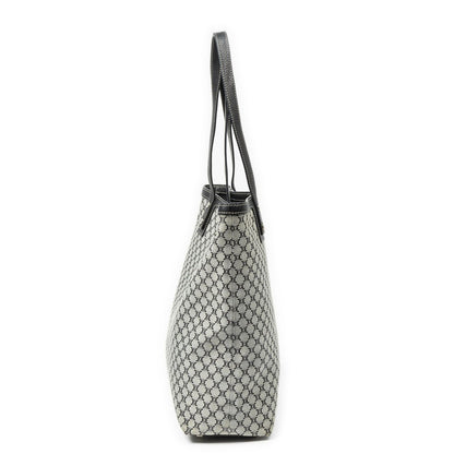 Celine Vertical Tote Black Gray Macadam Canvas — view 3