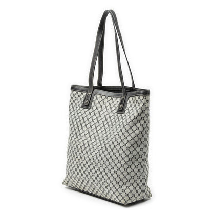 Celine Vertical Tote Black Gray Macadam Canvas — view 2