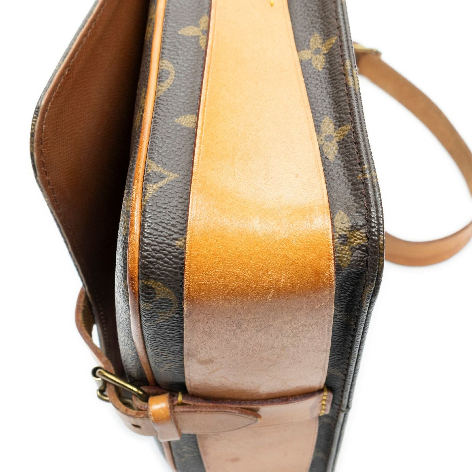 Louis Vuitton Cartouchiere Brown Monogram Canvas Handbag — view 7