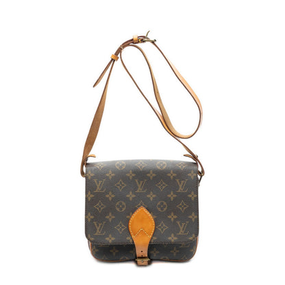 Louis Vuitton Cartouchiere Brown Monogram Canvas Handbag