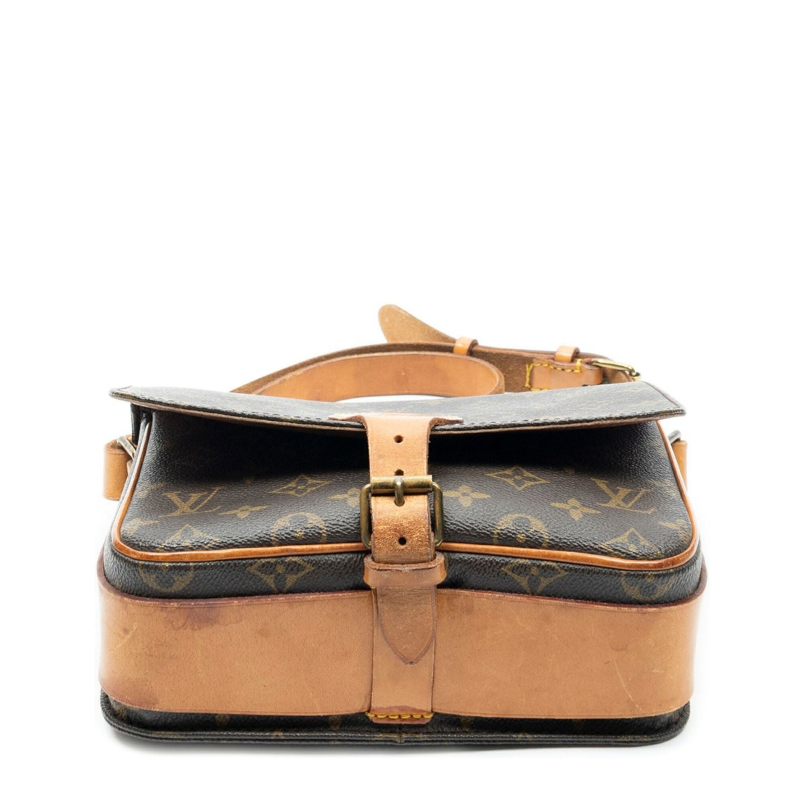 Louis Vuitton Cartouchiere Brown Monogram Canvas Handbag — view 6