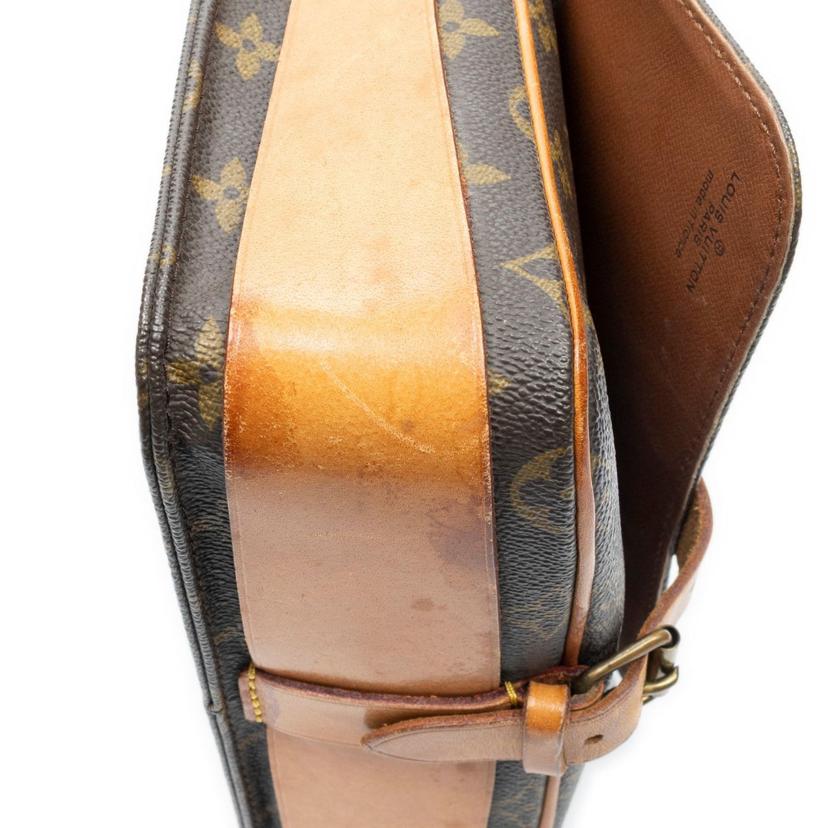 Louis Vuitton Cartouchiere Brown Monogram Canvas Handbag — view 8