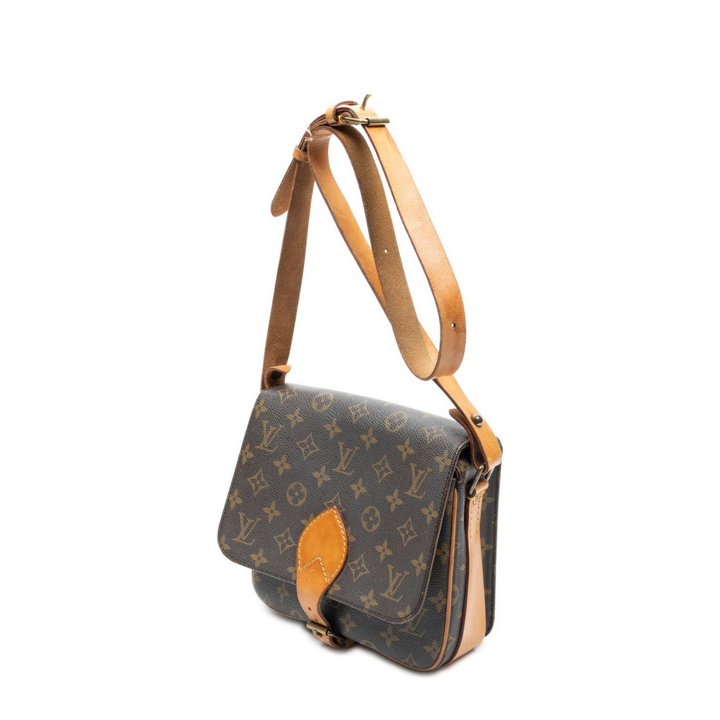 Louis Vuitton Cartouchiere Brown Monogram Canvas Handbag — view 2