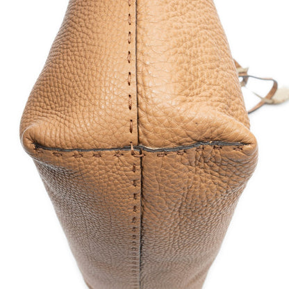Fendi Carla Tote Brown Selleria Leather — view 7
