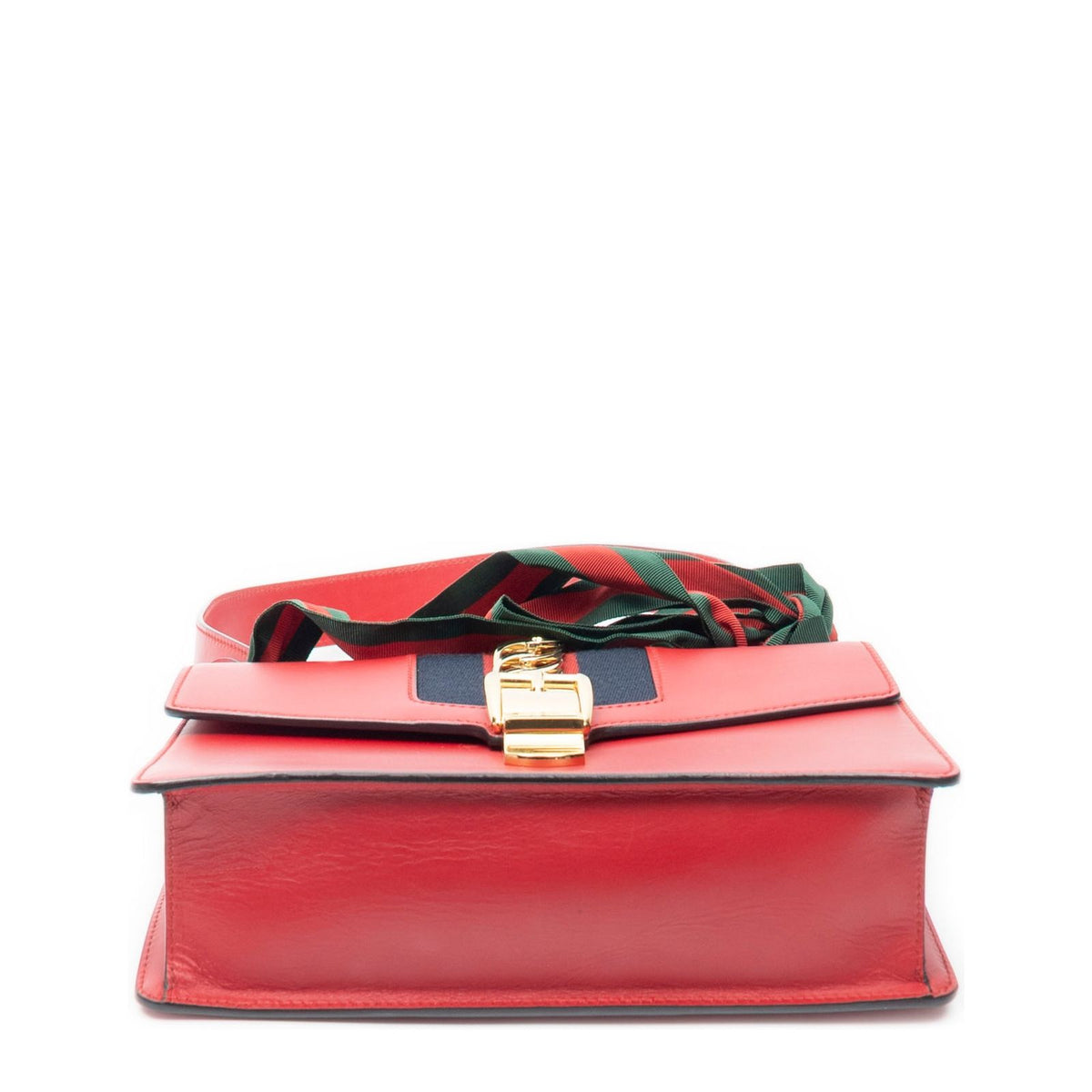 Gucci Small Sylvie Bag Red Smooth Leather — view 6