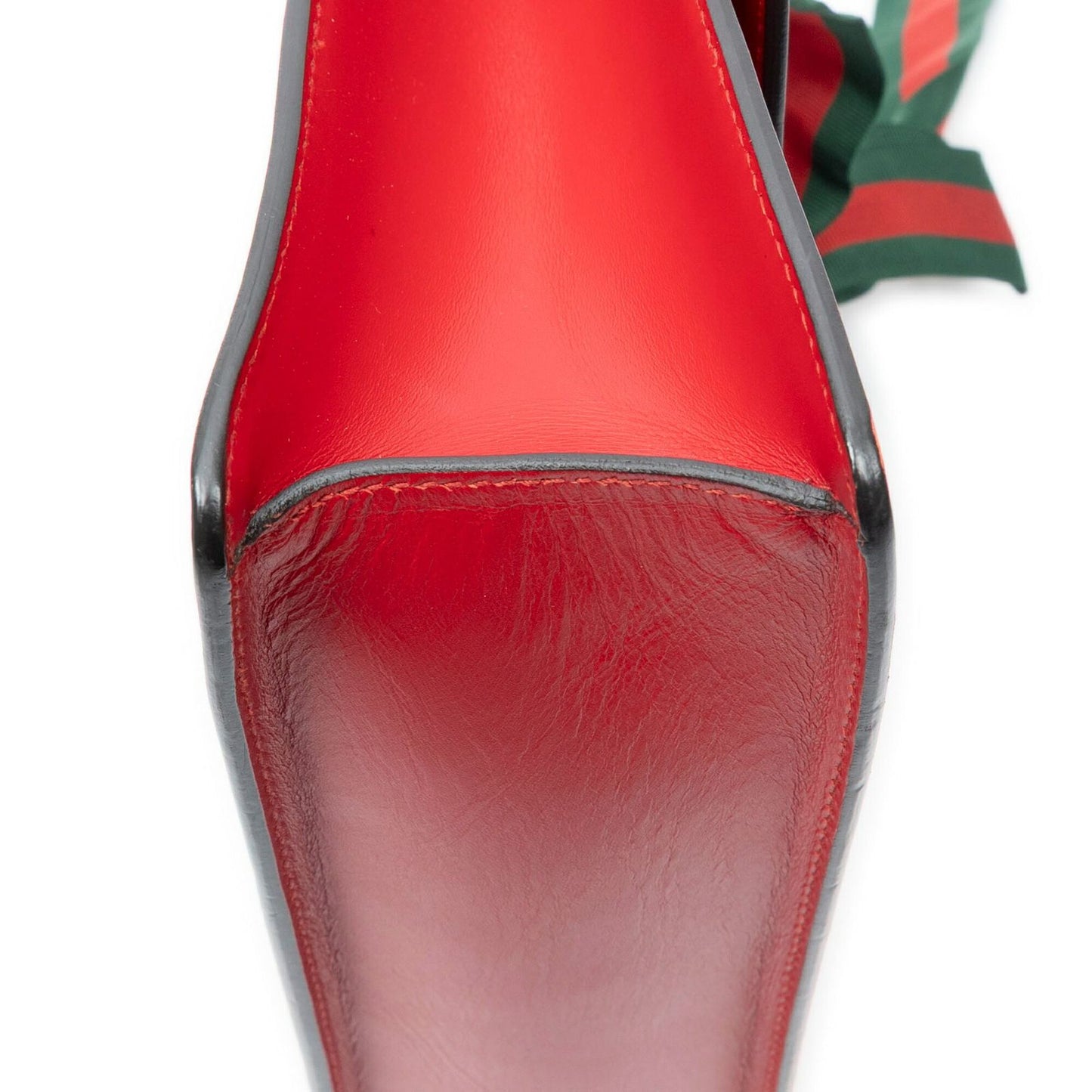 Gucci Small Sylvie Bag Red Smooth Leather — view 8