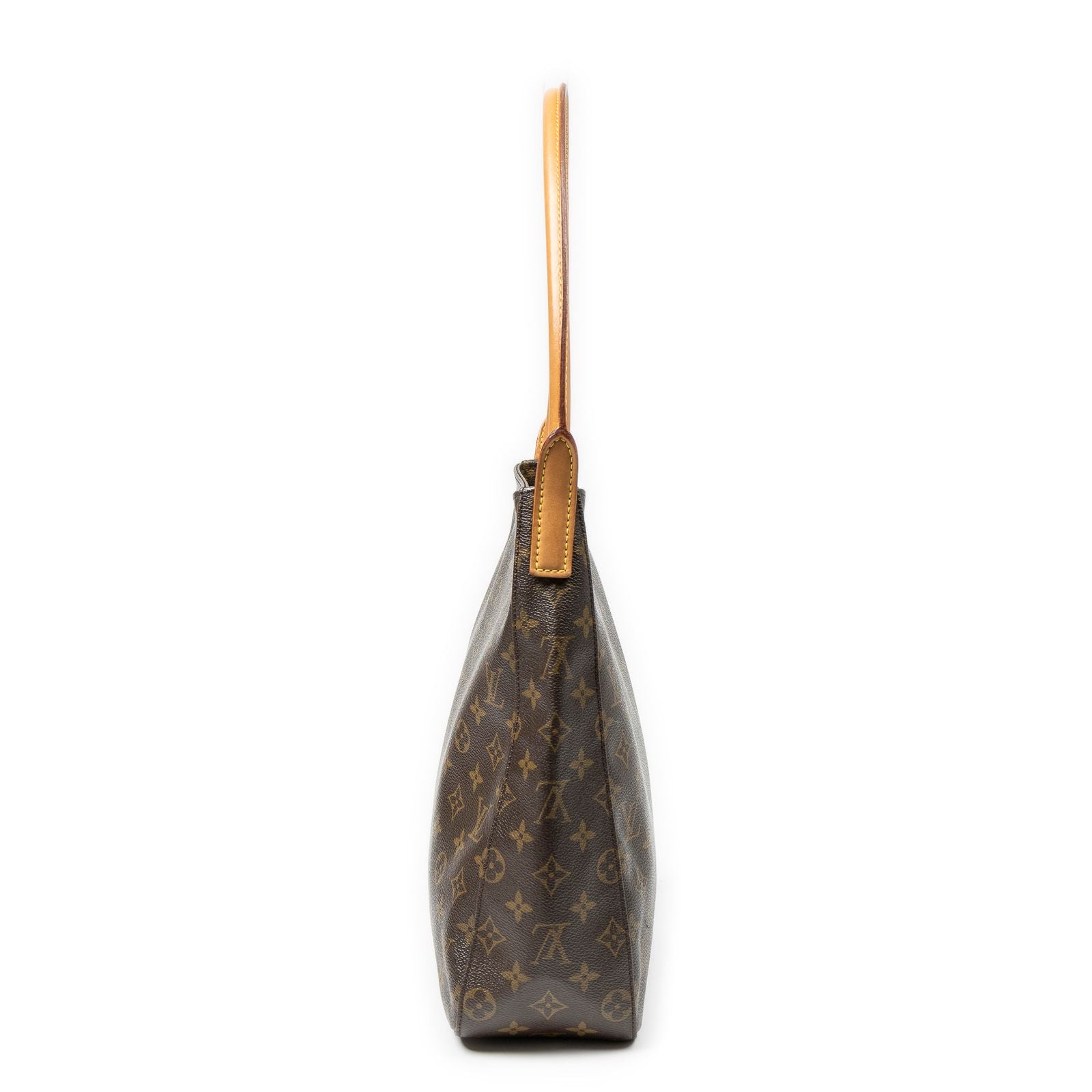 Louis Vuitton Looping Brown Monogram Canvas Shoulder Bag — view 3