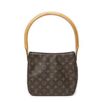 Louis Vuitton Looping Brown Monogram Canvas Shoulder Bag