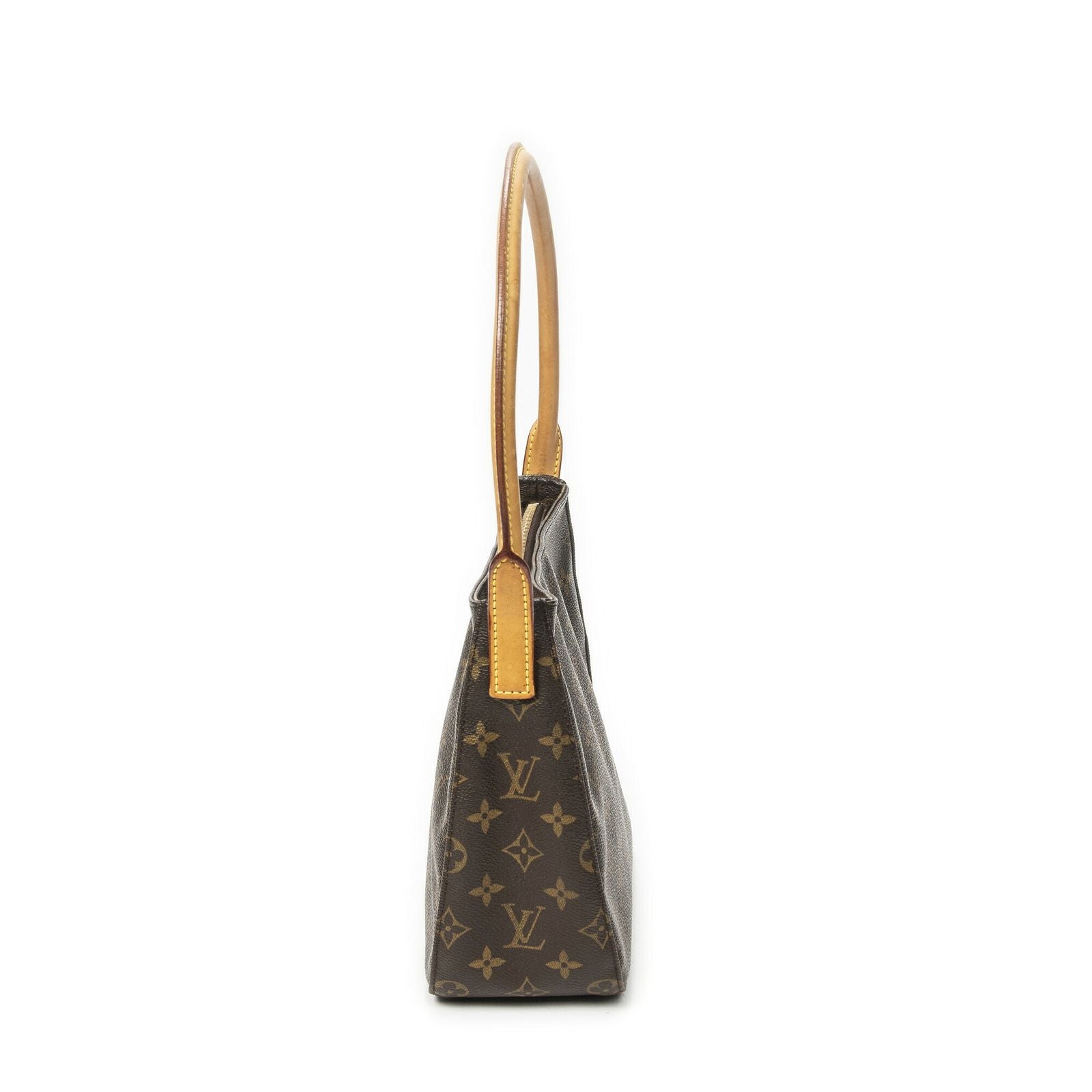Louis Vuitton Looping Brown Monogram Canvas Shoulder Bag — view 4