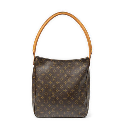 Louis Vuitton Looping Brown Monogram Canvas Shoulder Bag — view 5