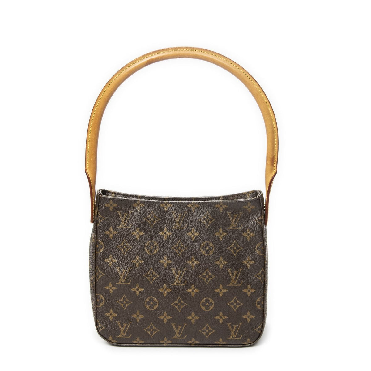 Louis Vuitton Looping Brown Monogram Canvas Shoulder Bag — view 5
