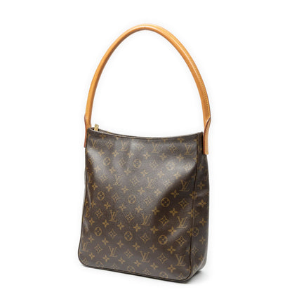 Louis Vuitton Looping Brown Monogram Canvas Shoulder Bag — view 2