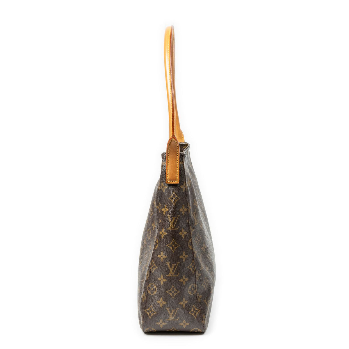 Louis Vuitton Looping Brown Monogram Canvas Shoulder Bag — view 3