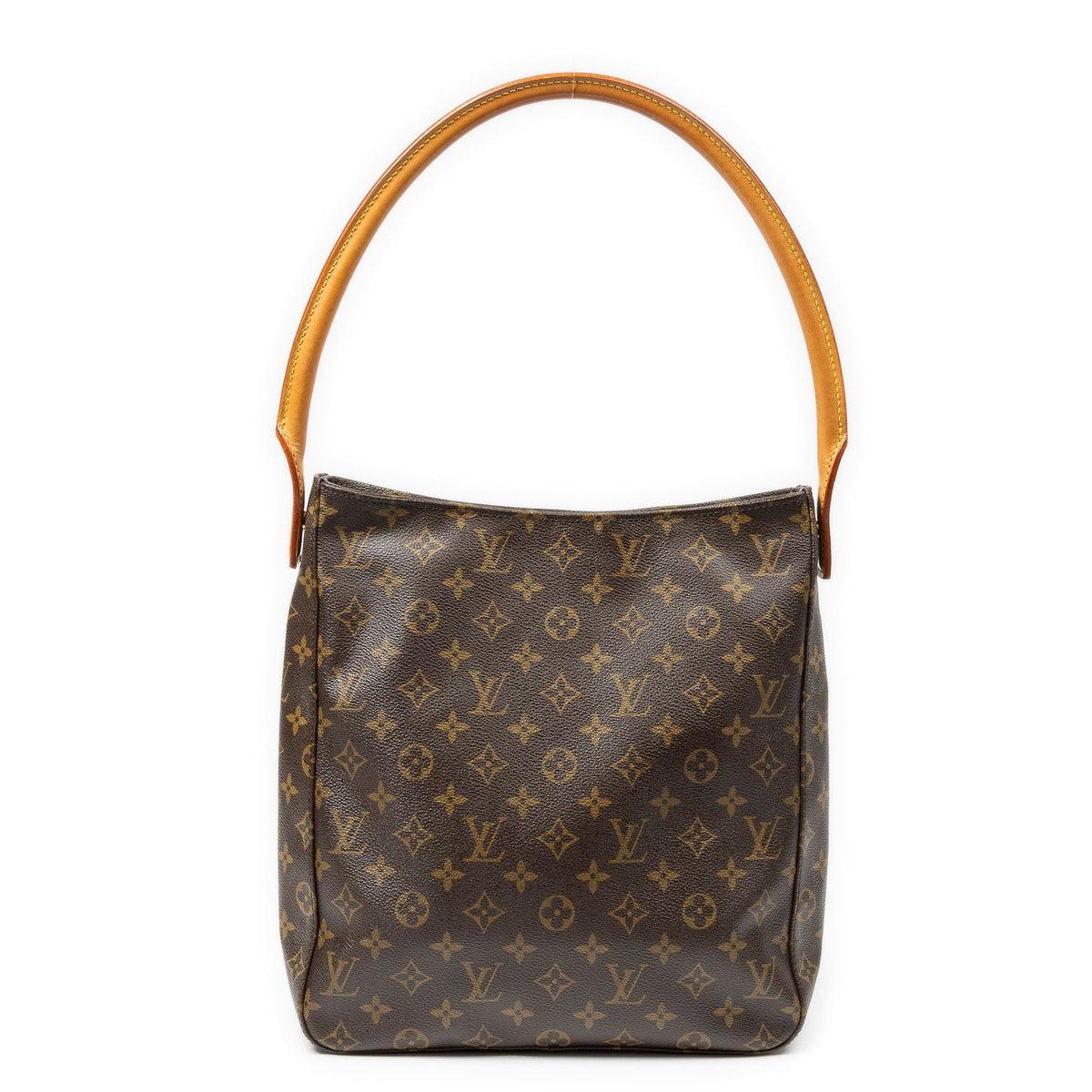 Louis Vuitton Looping Brown Monogram Canvas Shoulder Bag — view 5