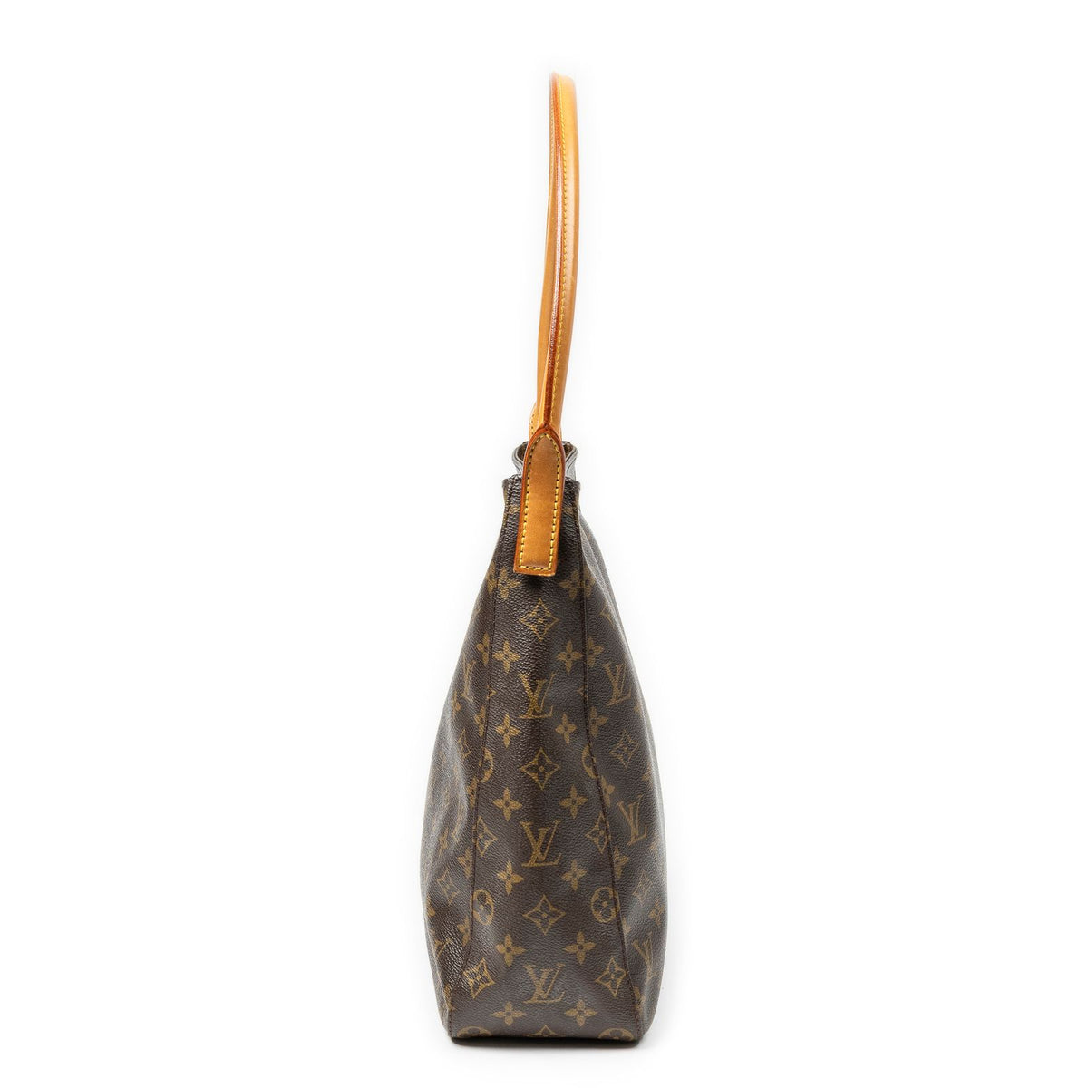 Louis Vuitton Looping Brown Monogram Canvas Shoulder Bag — view 4