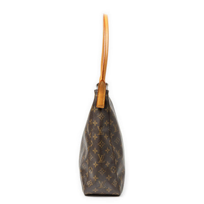 Louis Vuitton Looping Brown Monogram Canvas Shoulder Bag — view 4