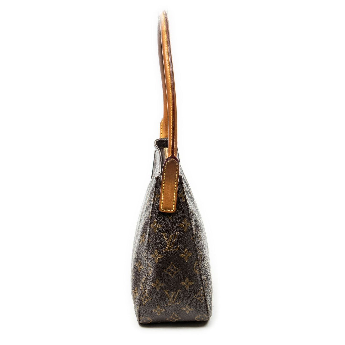 Louis Vuitton Looping Brown Monogram Canvas Shoulder Bag — view 4