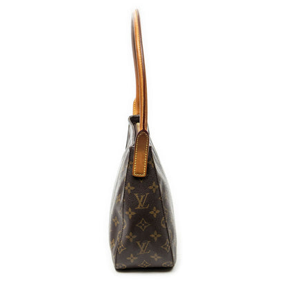 Louis Vuitton Looping Brown Monogram Canvas Shoulder Bag — view 4