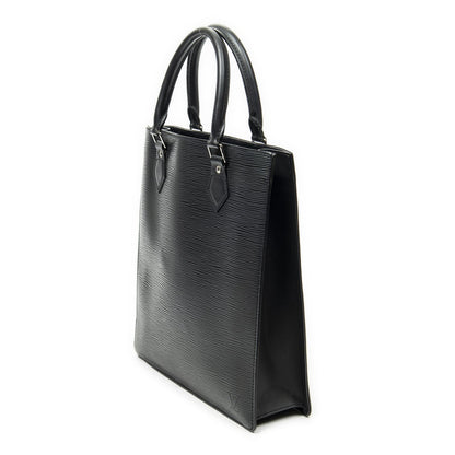 Louis Vuitton Sac Plat Black Epi Handbag — view 2