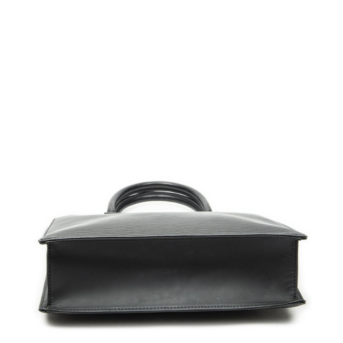 Louis Vuitton Sac Plat Black Epi Handbag — view 6