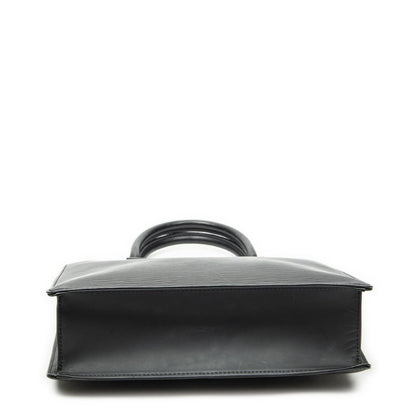 Louis Vuitton Sac Plat Black Epi Handbag — view 6