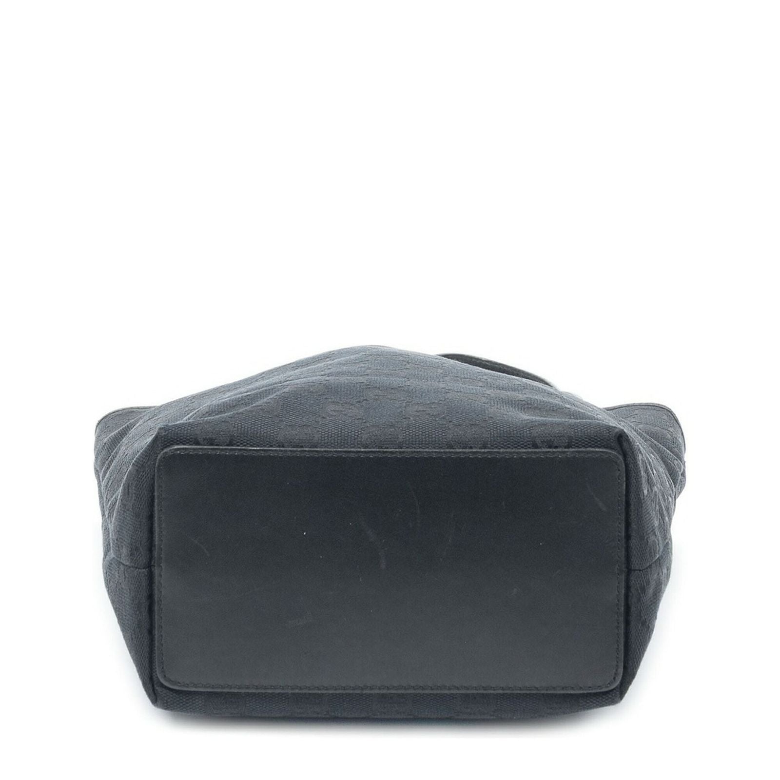 Gucci Small Bucket Tote Black GG Canvas — view 6