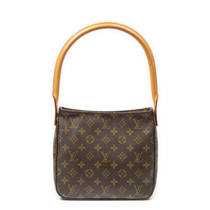 Louis Vuitton Looping Brown Monogram Canvas Shoulder Bag — view 5
