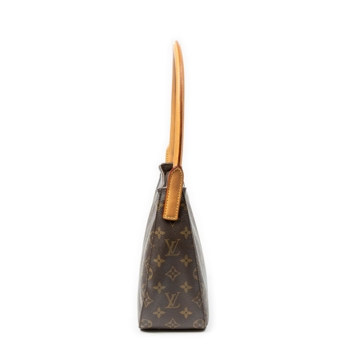 Louis Vuitton Looping Brown Monogram Canvas Shoulder Bag — view 4