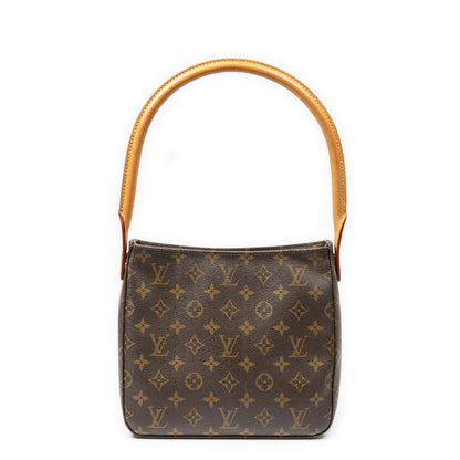 Louis Vuitton Looping Brown Monogram Canvas Shoulder Bag