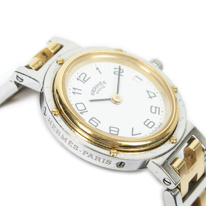 Hermes Clipper Watch Silver Plated — view 4