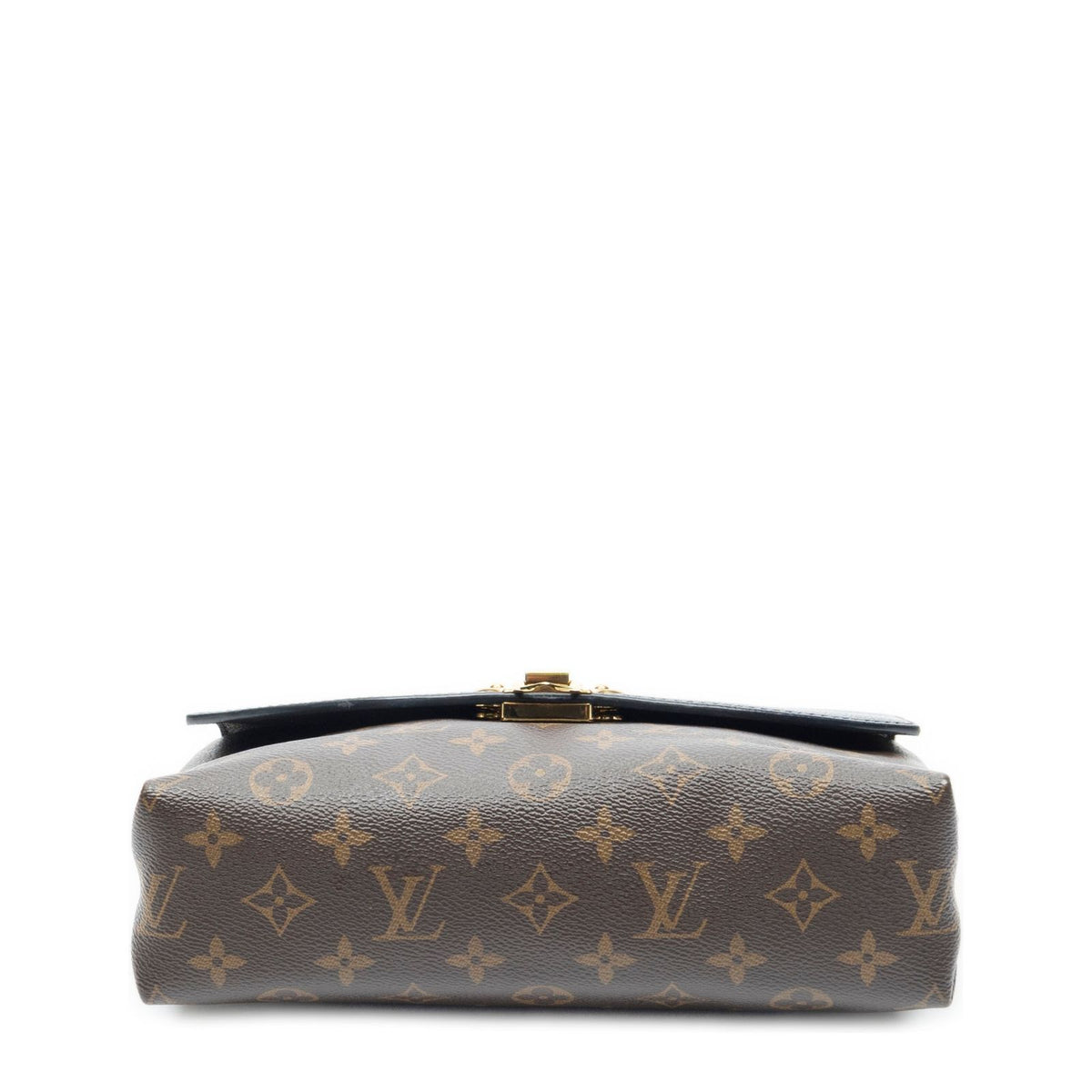 Louis Vuitton Saint Placide Brown Black Monogram Canvas Shoulder Bag — view 6