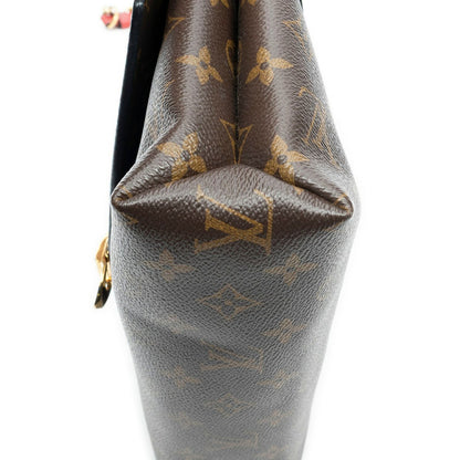 Louis Vuitton Saint Placide Brown Black Monogram Canvas Shoulder Bag — view 7