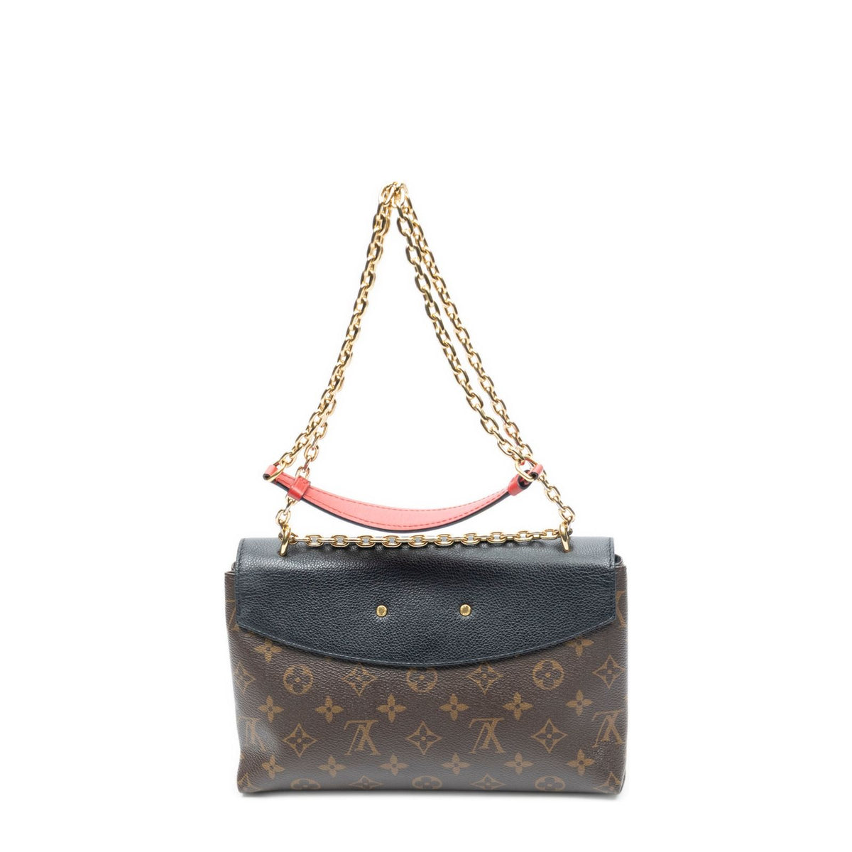 Louis Vuitton Saint Placide Brown Black Monogram Canvas Shoulder Bag — view 5