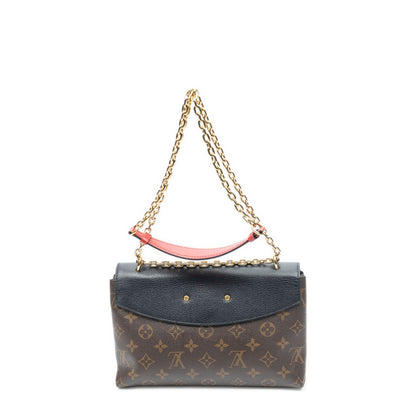 Louis Vuitton Saint Placide Brown Black Monogram Canvas Shoulder Bag — view 5