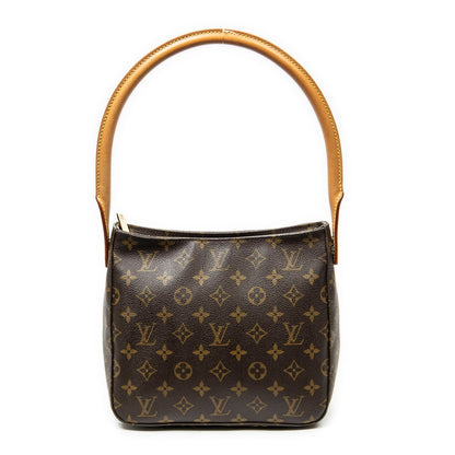 Louis Vuitton Looping Brown Monogram Canvas Shoulder Bag