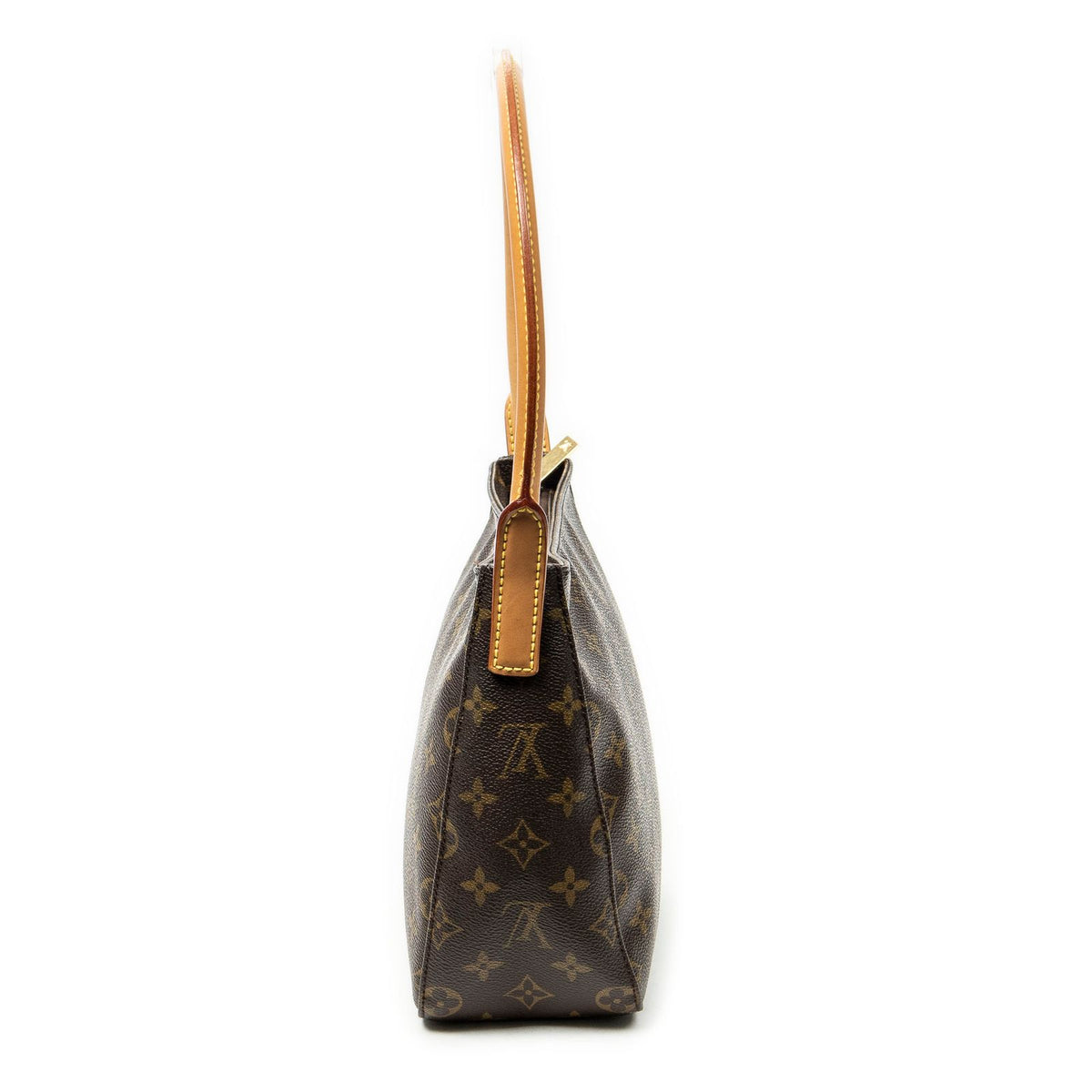 Louis Vuitton Looping Brown Monogram Canvas Shoulder Bag — view 3