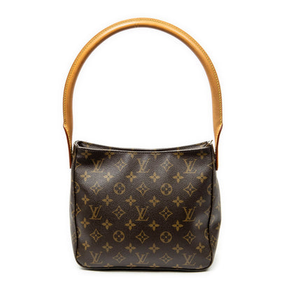Louis Vuitton Looping Brown Monogram Canvas Shoulder Bag — view 5