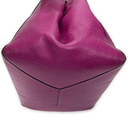 Loewe Barocco Anagram Tote Fuchsia Pink Grain Calfskin Leather — view 7