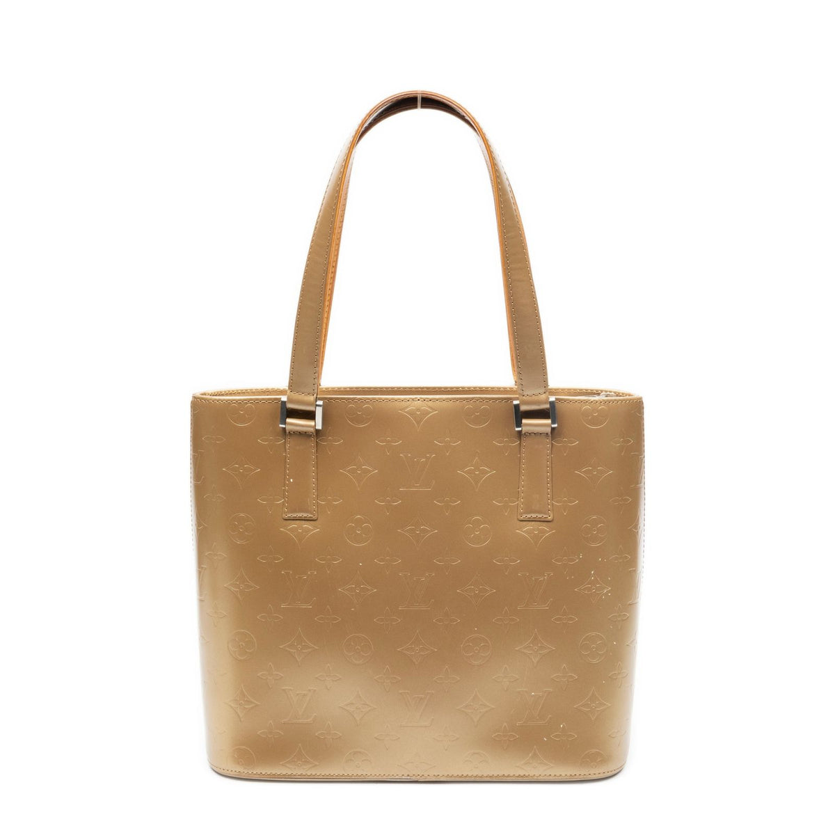 Louis Vuitton Stockton Beige Monogram Matte Shoulder Bag — view 5
