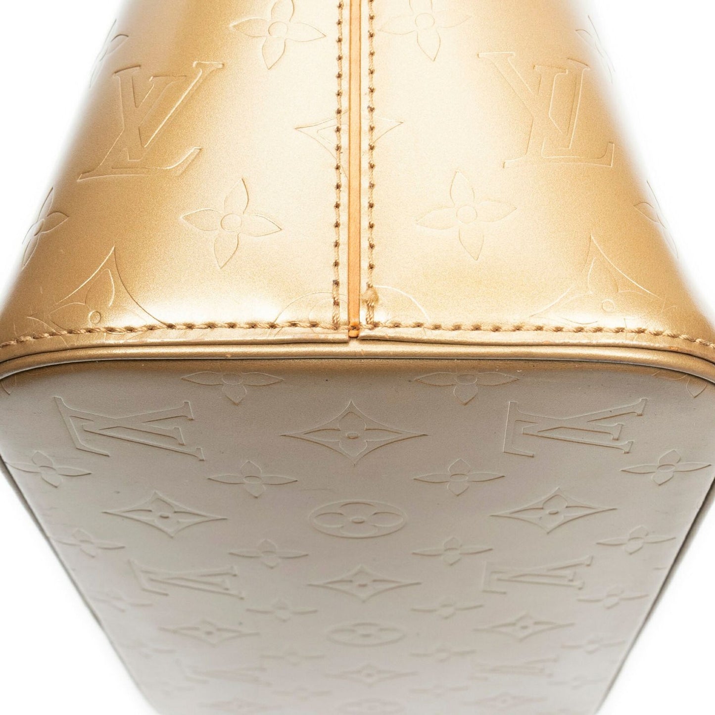 Louis Vuitton Stockton Beige Monogram Matte Shoulder Bag — view 8