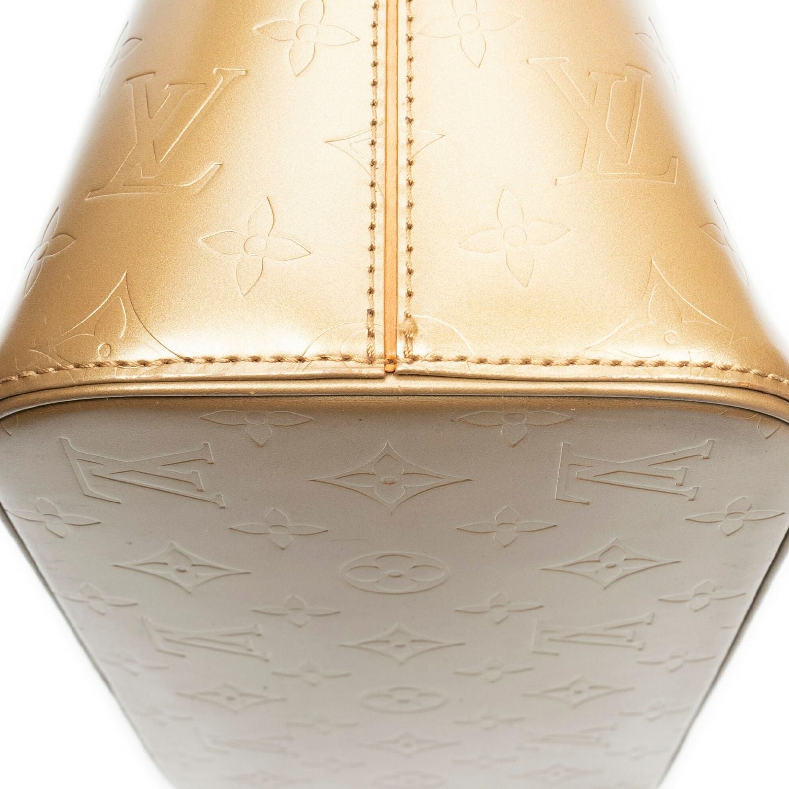 Louis Vuitton Stockton Beige Monogram Matte Shoulder Bag — view 8
