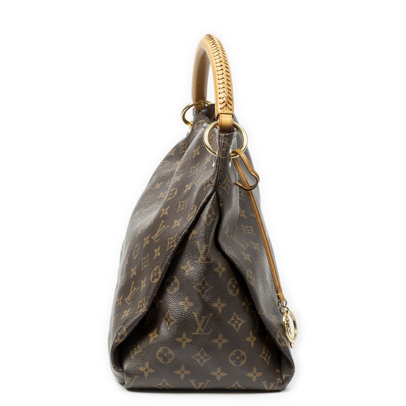 Louis Vuitton Artsy Brown Monogram Canvas Shoulder Bag — view 4