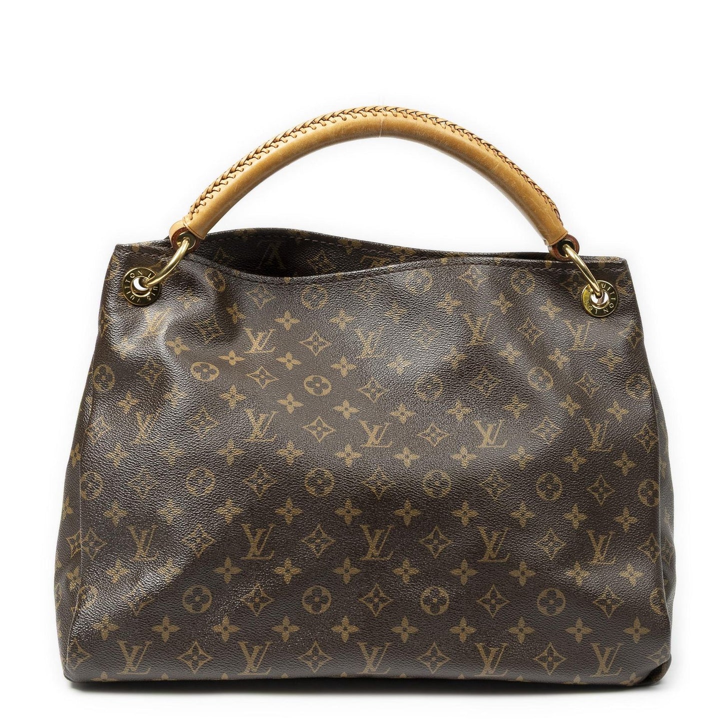 Louis Vuitton Artsy Brown Monogram Canvas Shoulder Bag — view 5