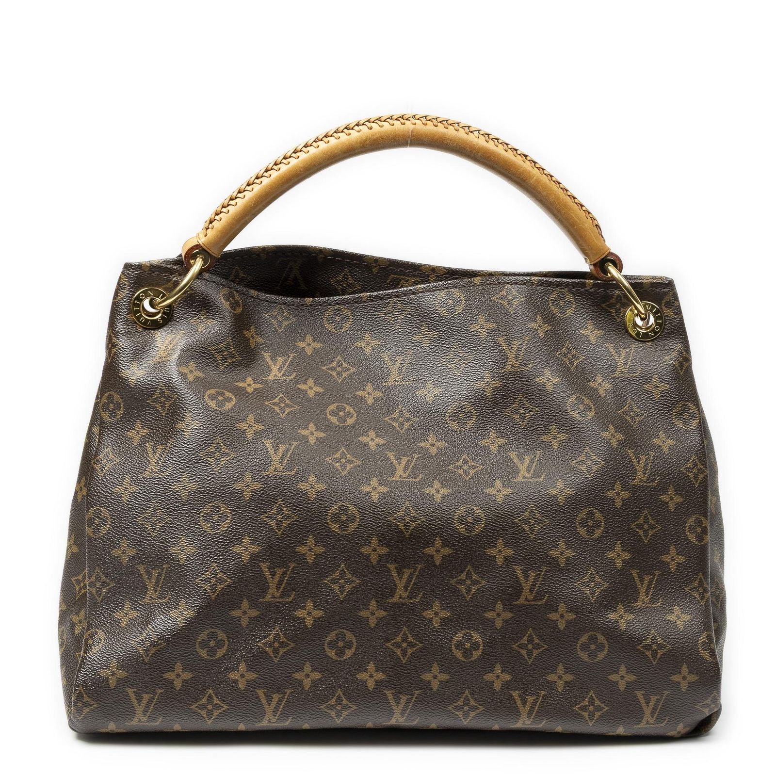 Louis Vuitton Artsy Brown Monogram Canvas Shoulder Bag — view 5