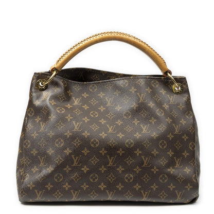 Louis Vuitton Artsy Brown Monogram Canvas Shoulder Bag — view 5