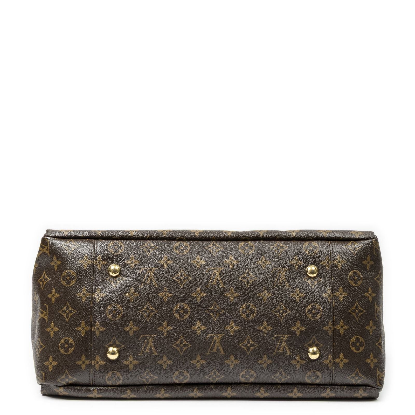 Louis Vuitton Artsy Brown Monogram Canvas Shoulder Bag — view 6