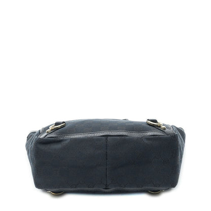 Gucci Small Abbey D Ring Tote Black GG Canvas — view 6