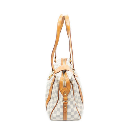 Louis Vuitton Streza Ivory Damier Azur Shoulder Bag — view 3