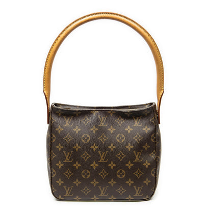 Louis Vuitton Looping Brown Monogram Canvas Shoulder Bag